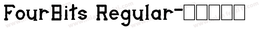 FourBits Regular字体转换
